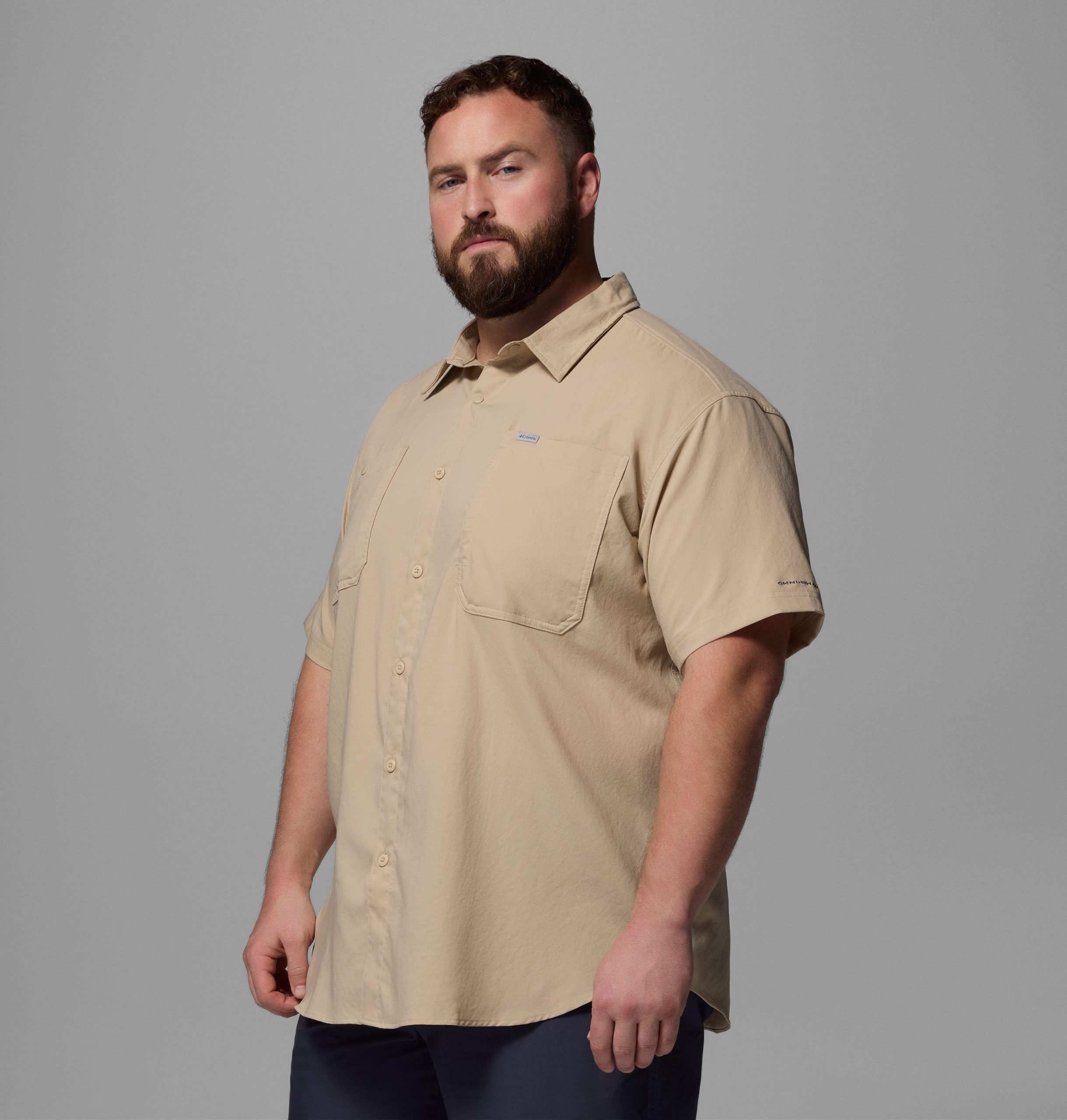 silver ridge utility ii heren t-shirt met korte mouwen - grote maten