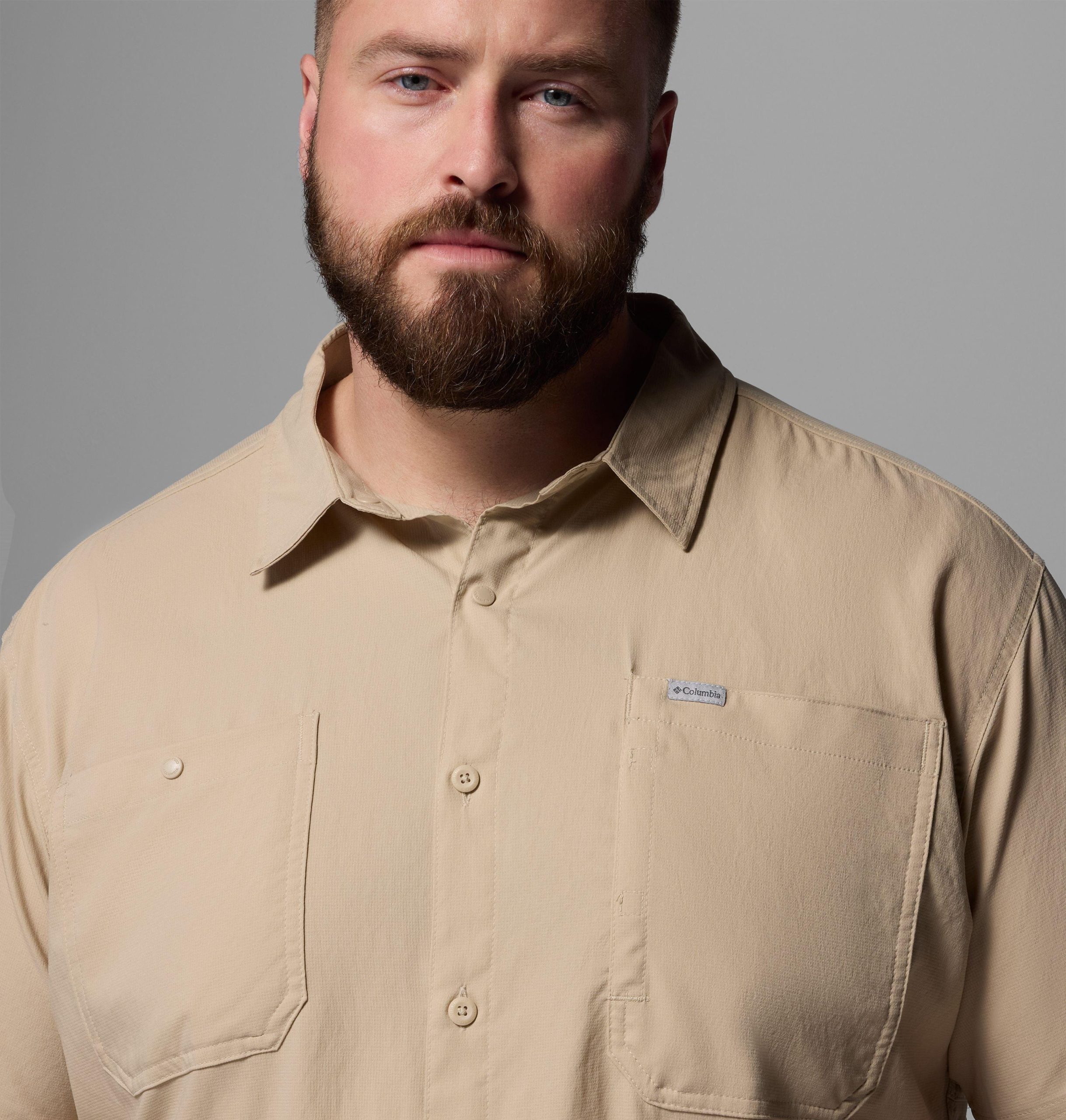 silver ridge utility ii heren t-shirt met korte mouwen - grote maten