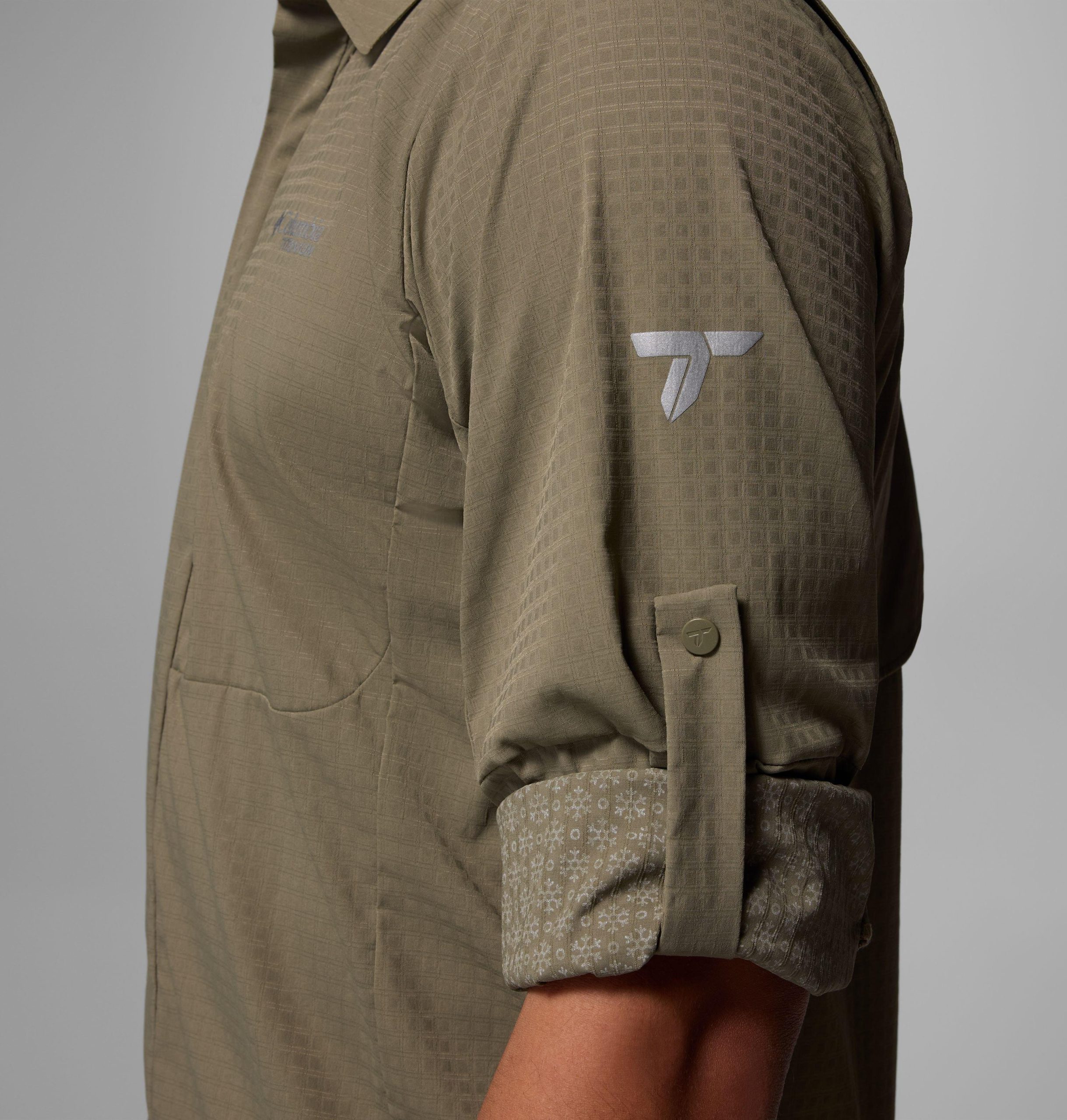 heren ridge ascent geweven shirt met lange mouwen