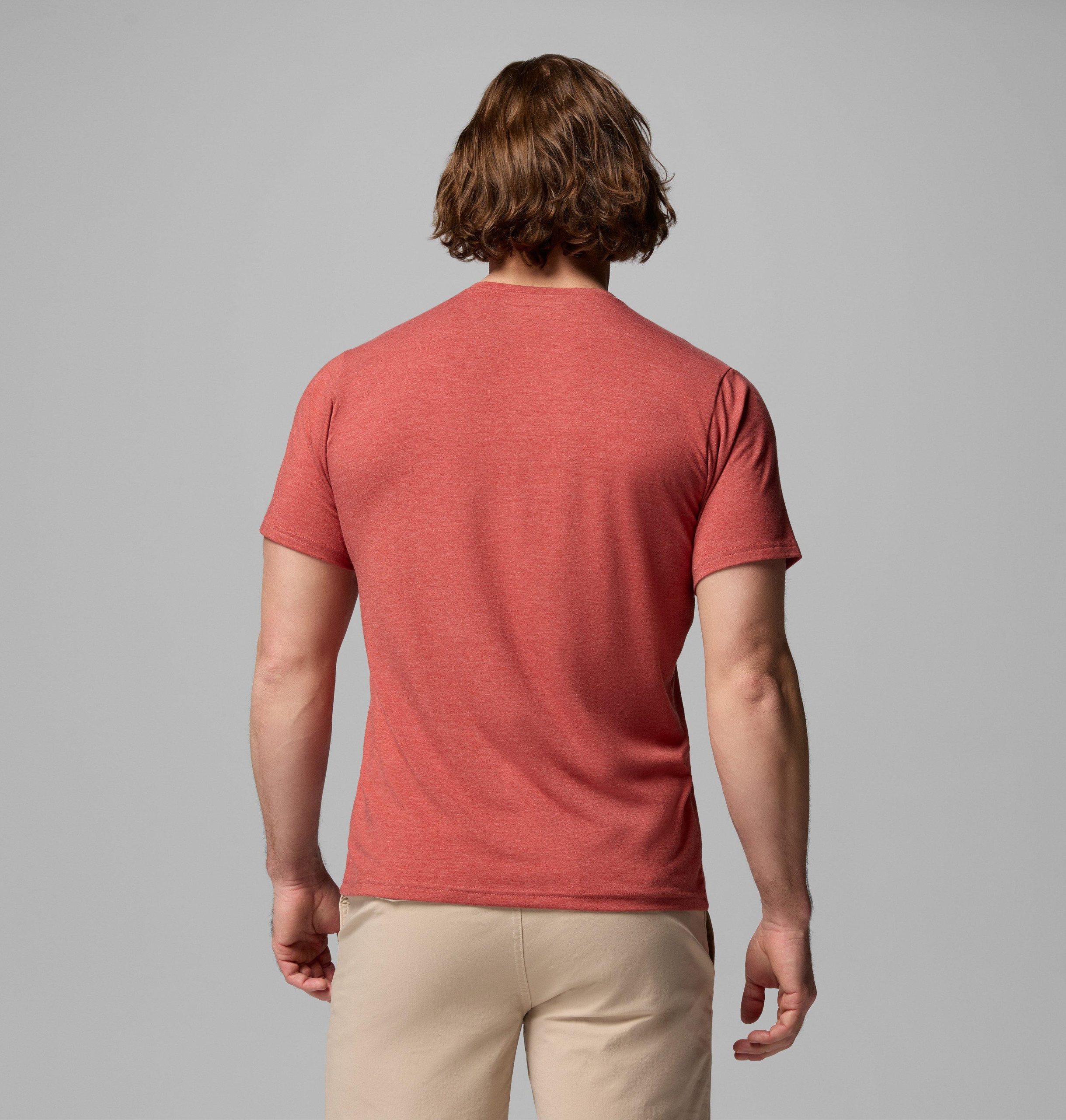 heren csc soft stretch t-shirt met korte mouwen - lang