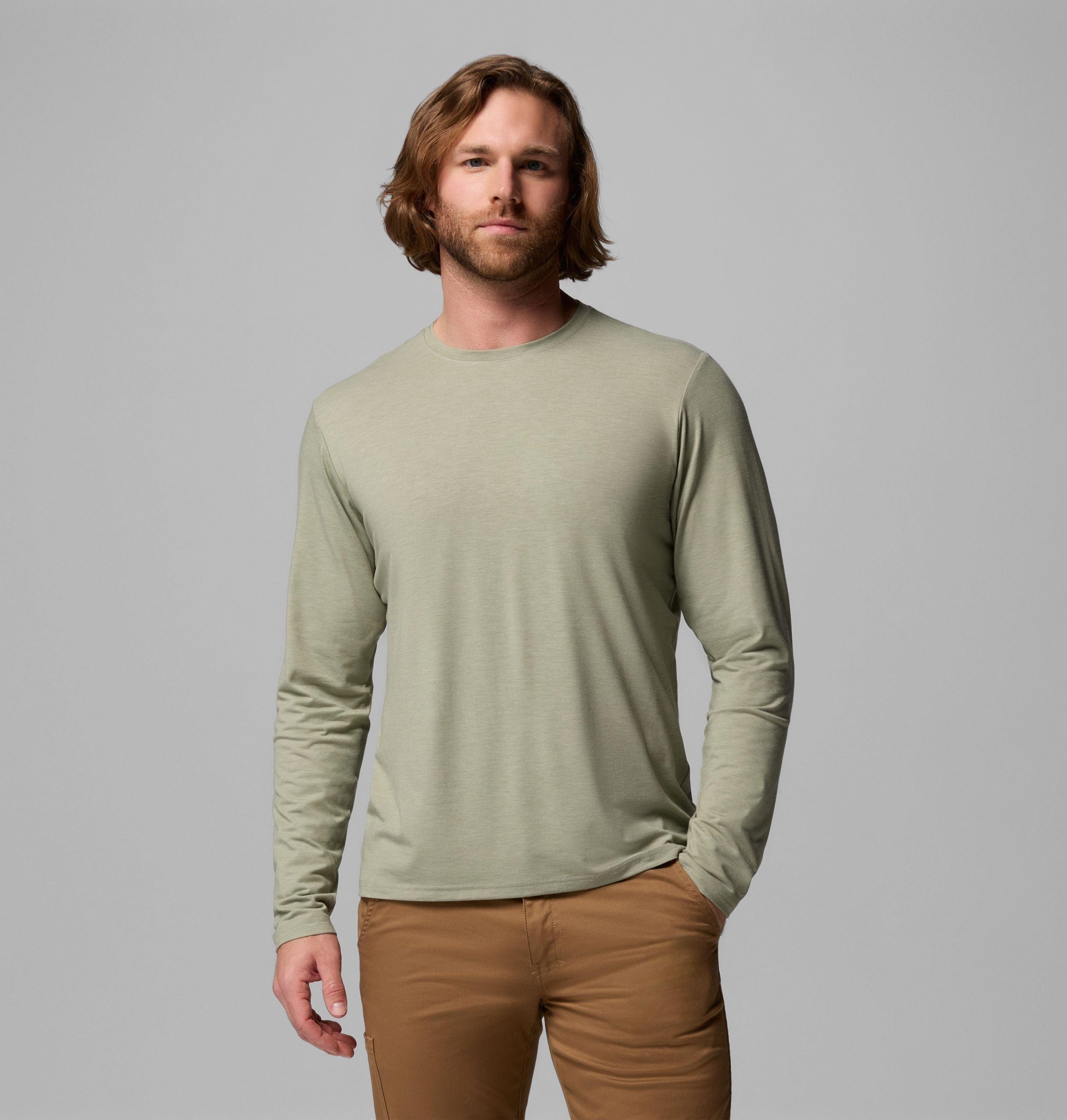 heren csc soft stretch t-shirt met lange mouwen