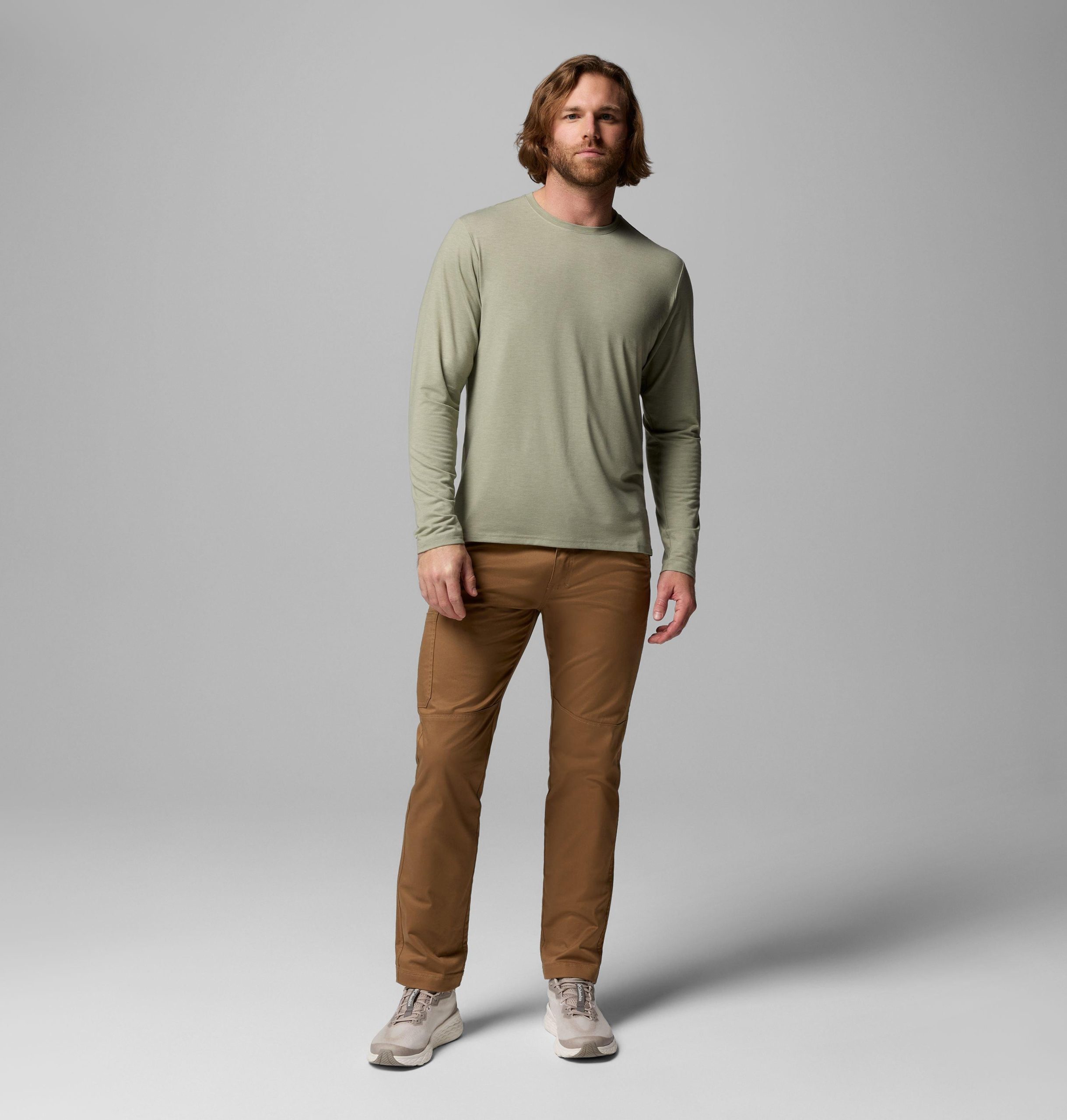heren csc soft stretch t-shirt met lange mouwen