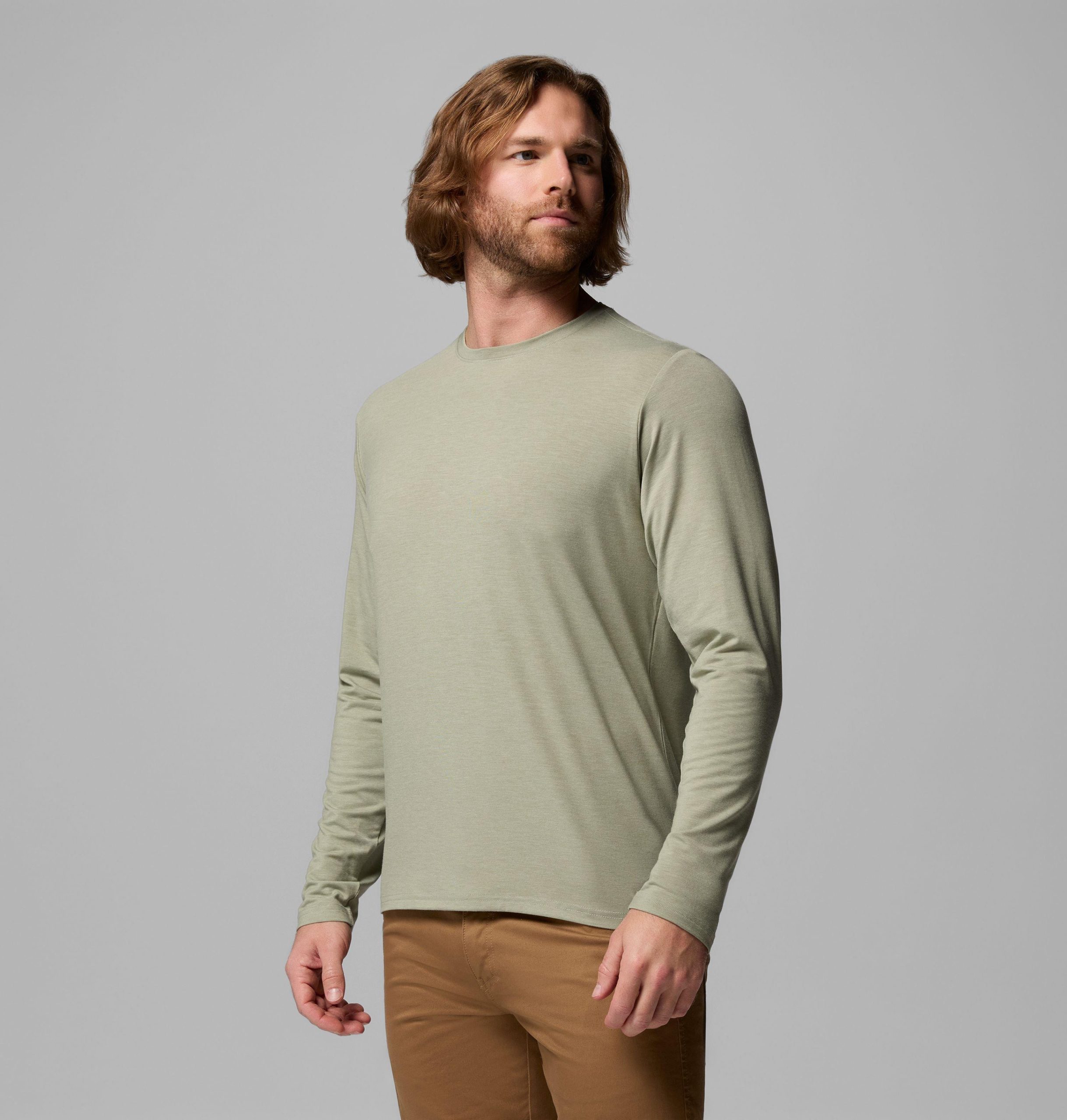 heren csc soft stretch t-shirt met lange mouwen