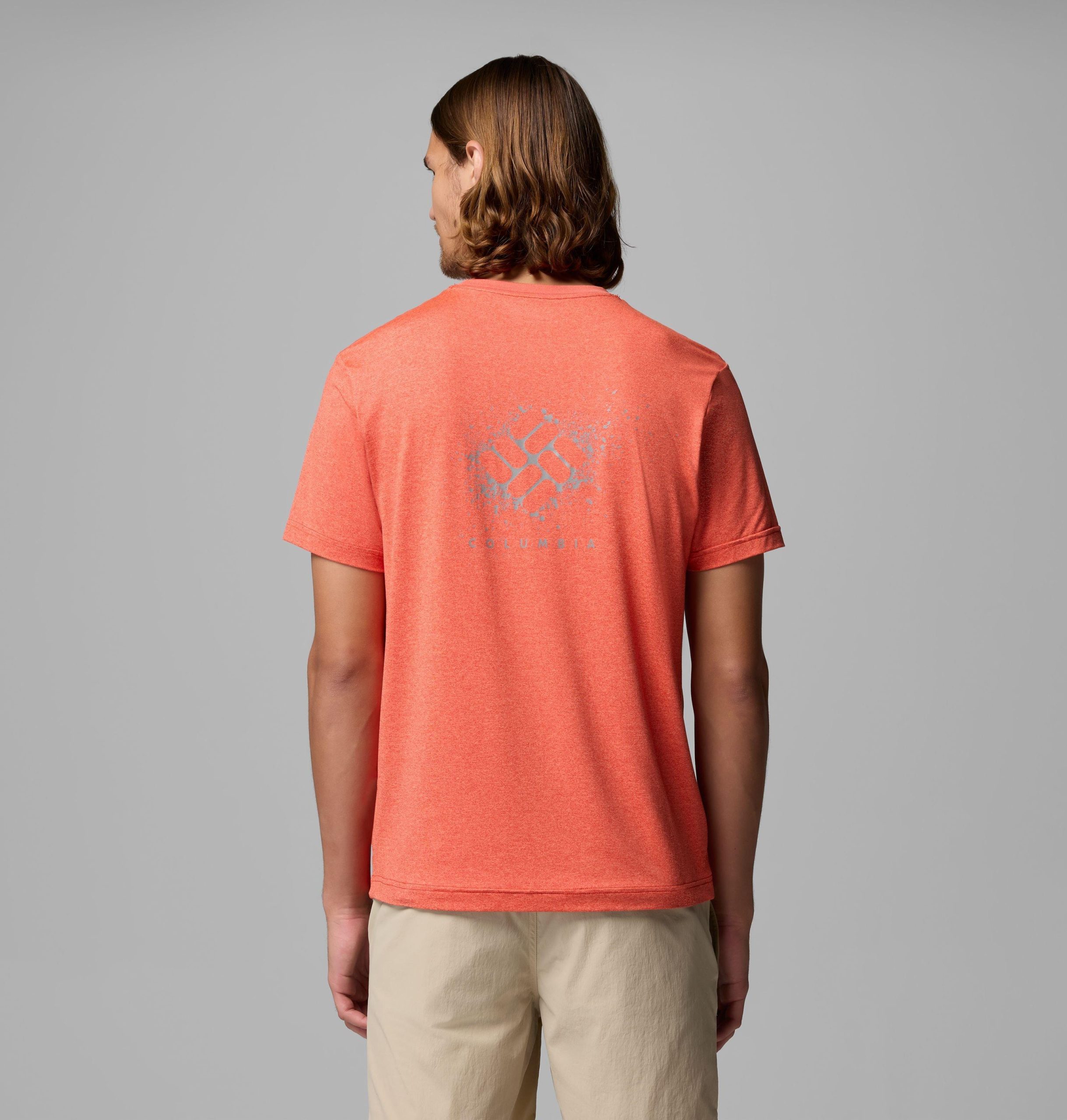heren parsons point t-shirt met korte mouwen en grafische print op de achterkant