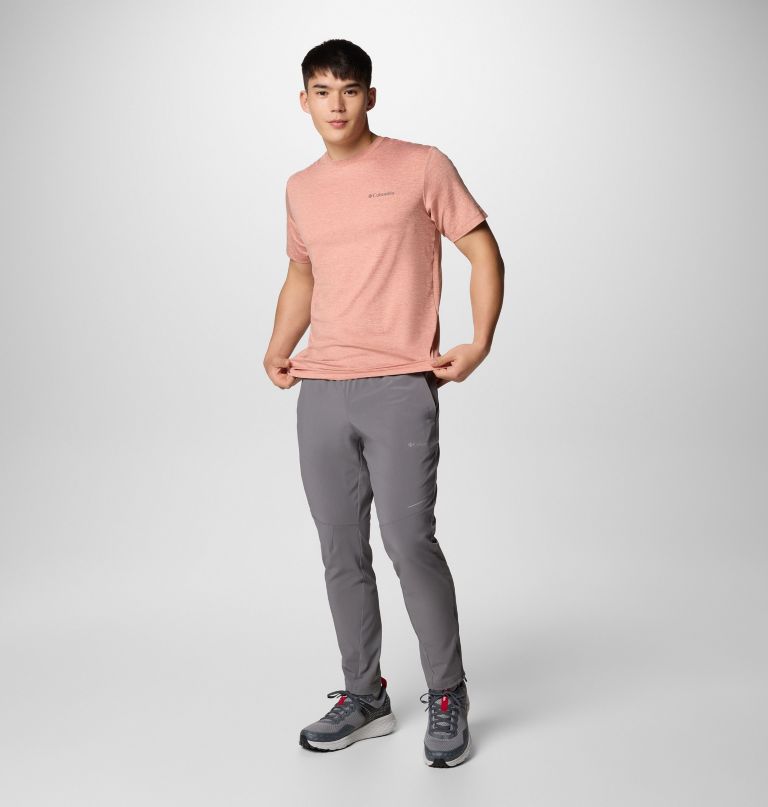 men tech trail utility short sleeve crew