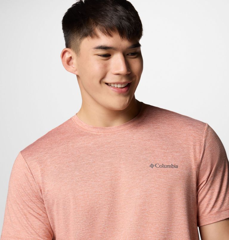 men tech trail utility short sleeve crew