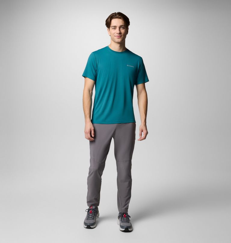 men tech trail utility short sleeve crew