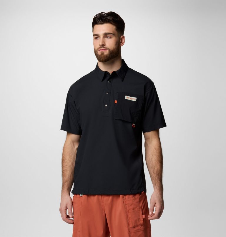 cove beach woven short sleeve shirt