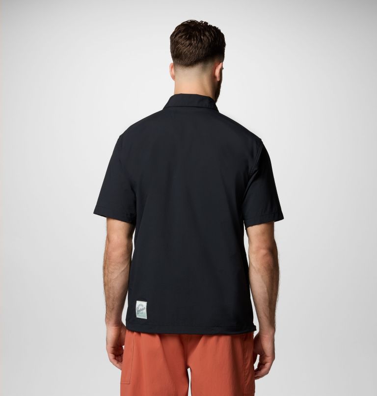 cove beach woven short sleeve shirt