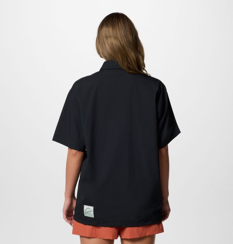 cove beach woven short sleeve shirt