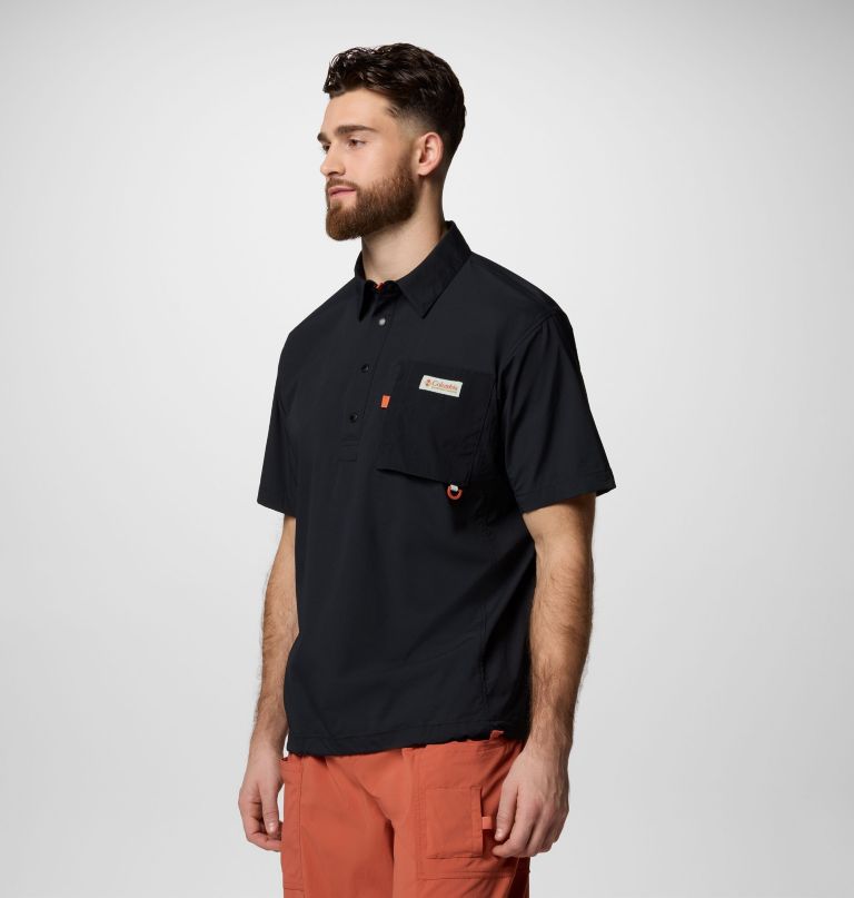 cove beach woven short sleeve shirt