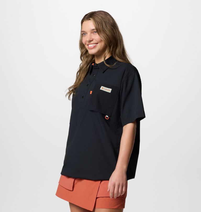 cove beach woven short sleeve shirt