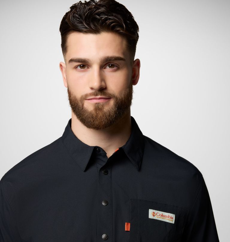 cove beach woven short sleeve shirt