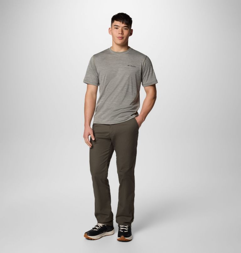 men sage peak knit short sleeve crew shirt