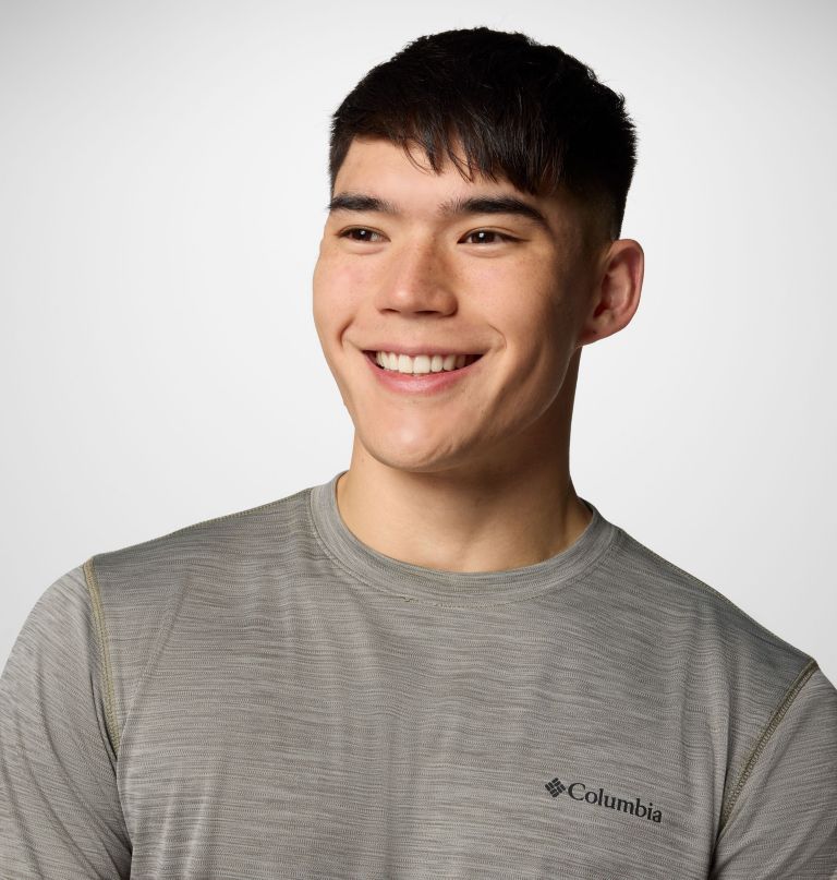 men sage peak knit short sleeve crew shirt