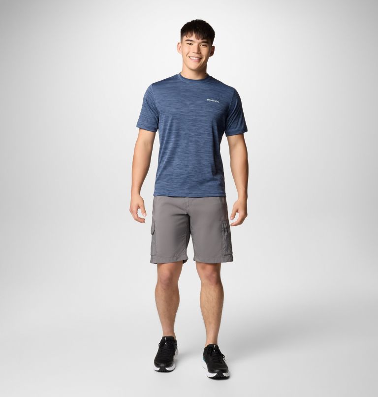 men sage peak knit short sleeve crew shirt