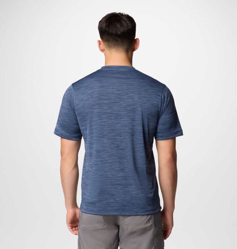 men sage peak knit short sleeve crew shirt