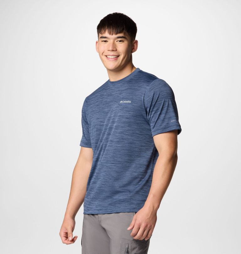 men sage peak knit short sleeve crew shirt