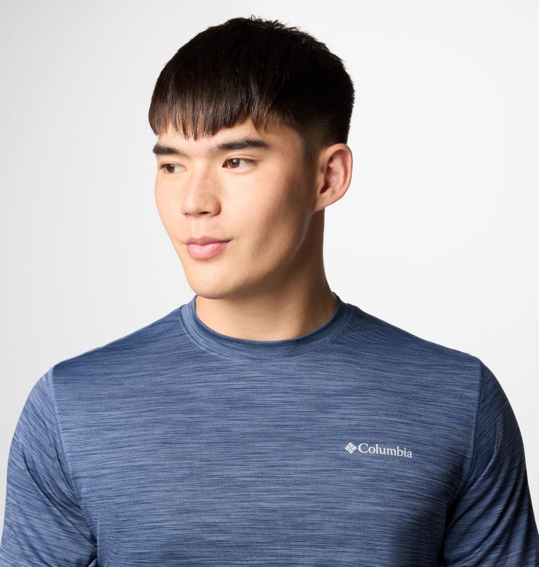 men sage peak knit short sleeve crew shirt