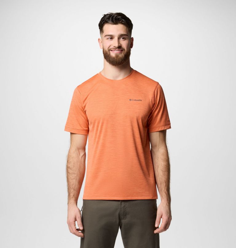 men sage peak knit short sleeve crew shirt