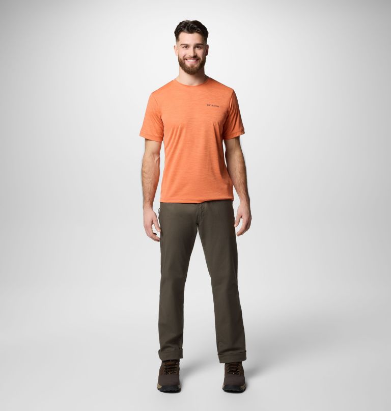 men sage peak knit short sleeve crew shirt