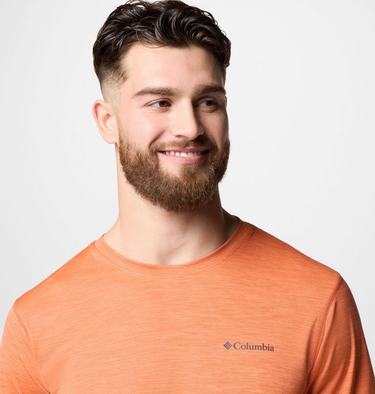 men sage peak knit short sleeve crew shirt