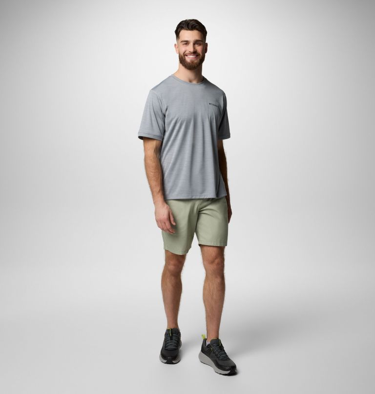men sage peak knit short sleeve crew shirt