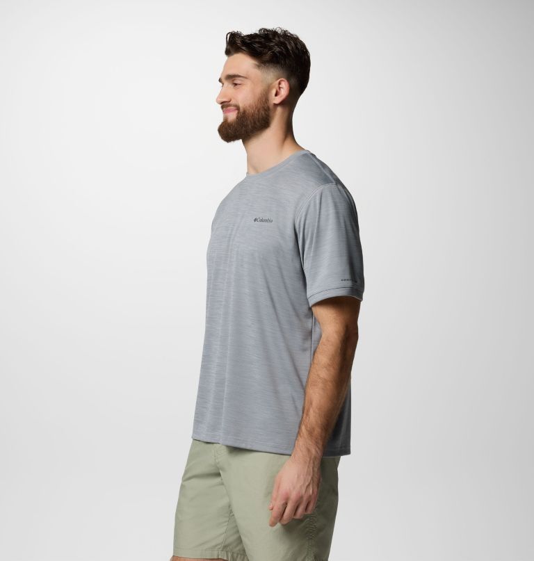 men sage peak knit short sleeve crew shirt
