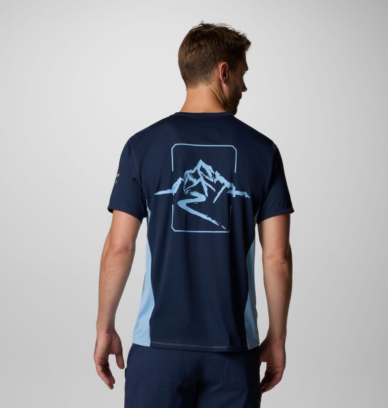 men cirque river pro short sleeve graphic crew shirt