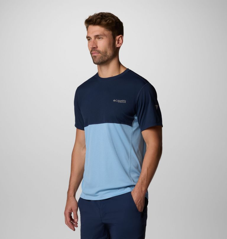 men cirque river pro short sleeve graphic crew shirt