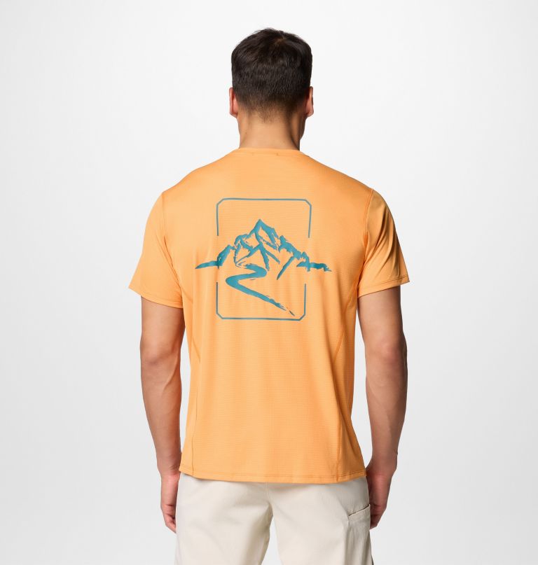 men cirque river pro short sleeve graphic crew shirt