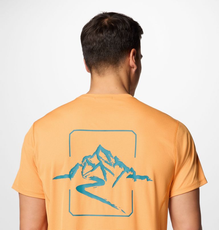 men cirque river pro short sleeve graphic crew shirt