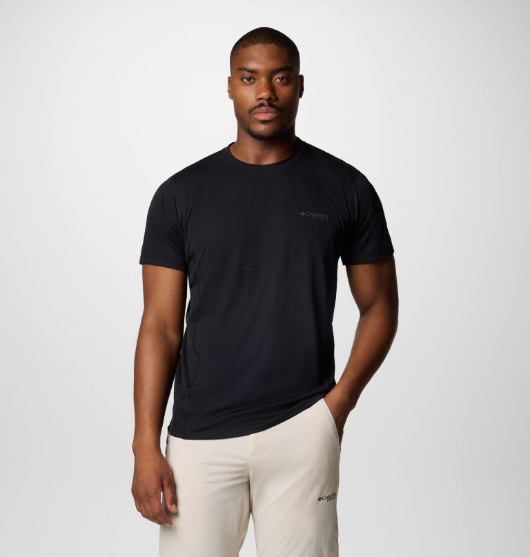 men cirque river pro short sleeve graphic crew shirt