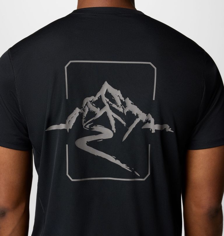 men cirque river pro short sleeve graphic crew shirt
