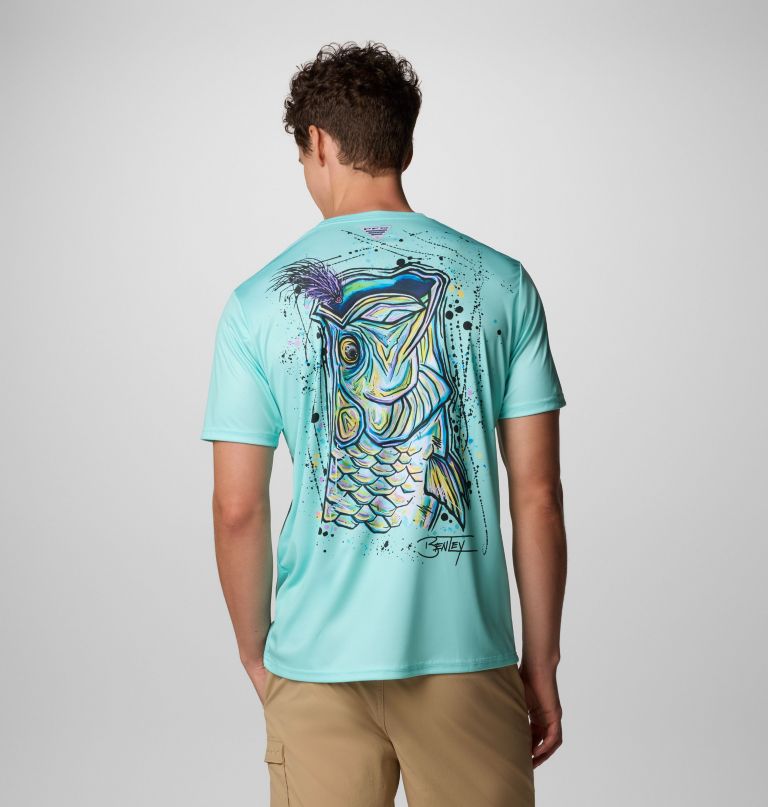 men terminal tackle pfg x bentley short sleeve shirt