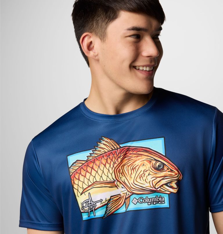 men terminal tackle pfg x bentley short sleeve shirt