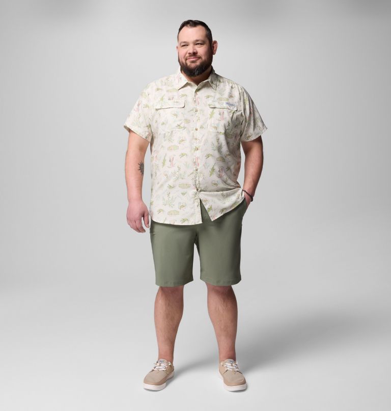 men pfg uncharted printed short sleeve shirt - big