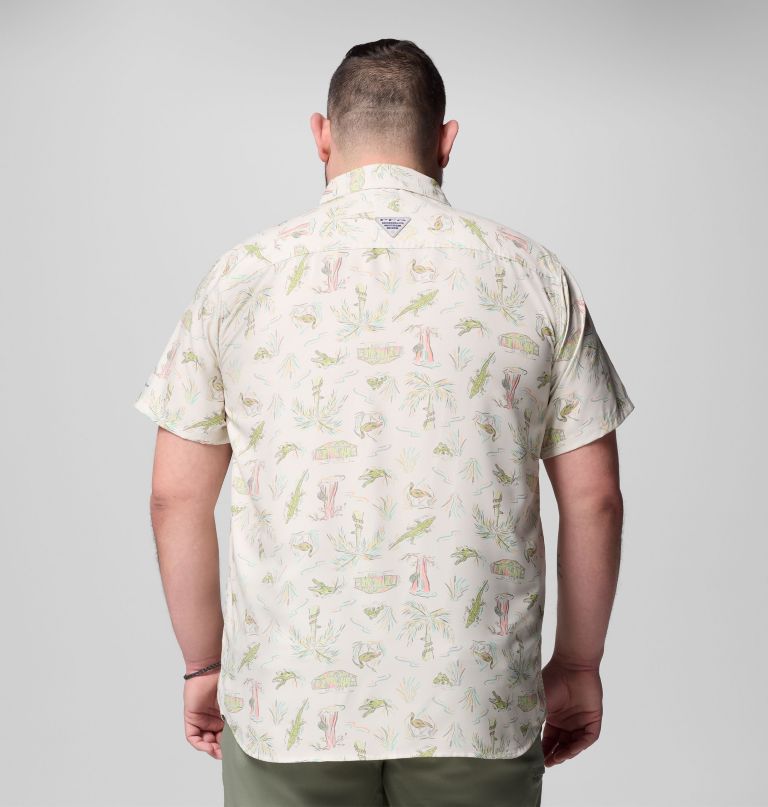 men pfg uncharted printed short sleeve shirt - big