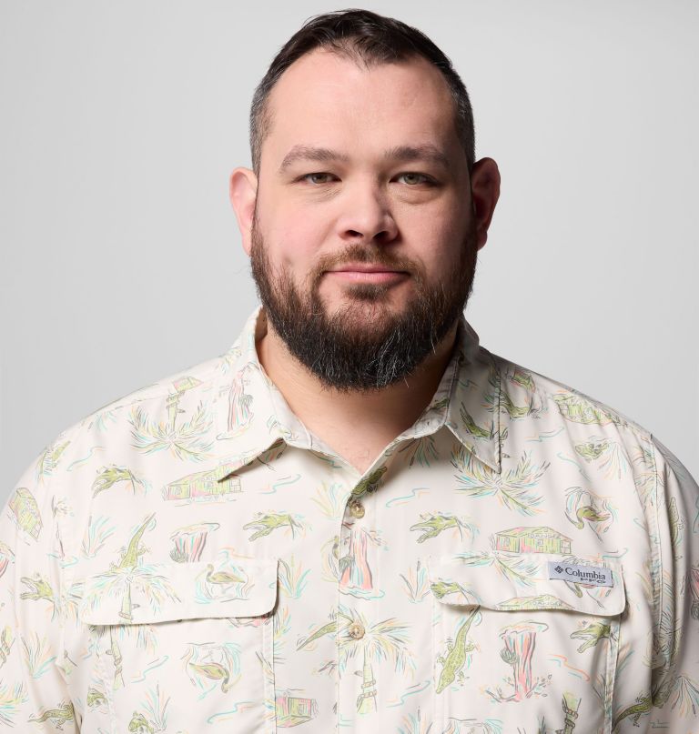 men pfg uncharted printed short sleeve shirt - big