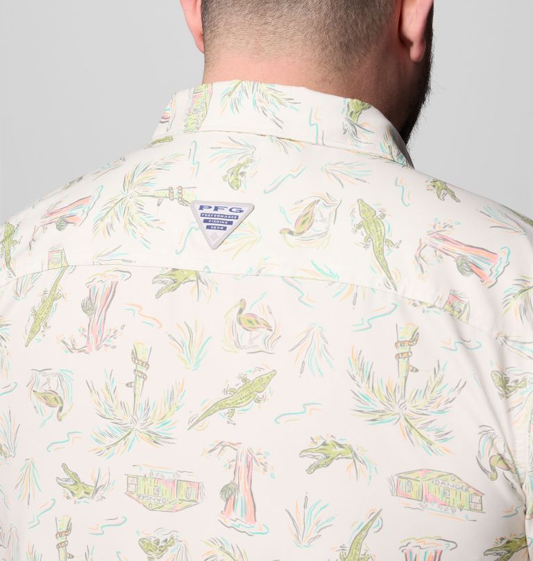 men pfg uncharted printed short sleeve shirt - big