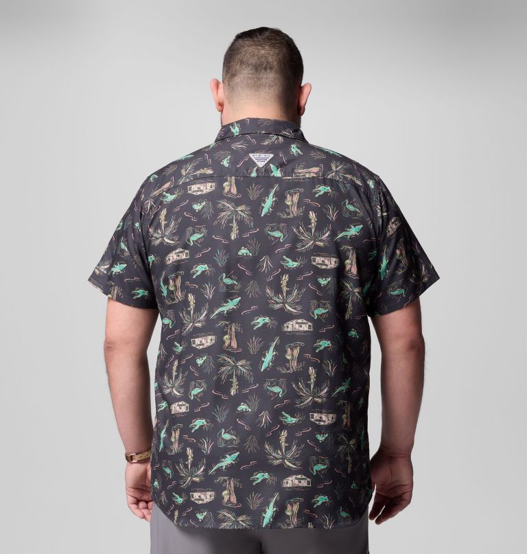 men pfg uncharted printed short sleeve shirt - big