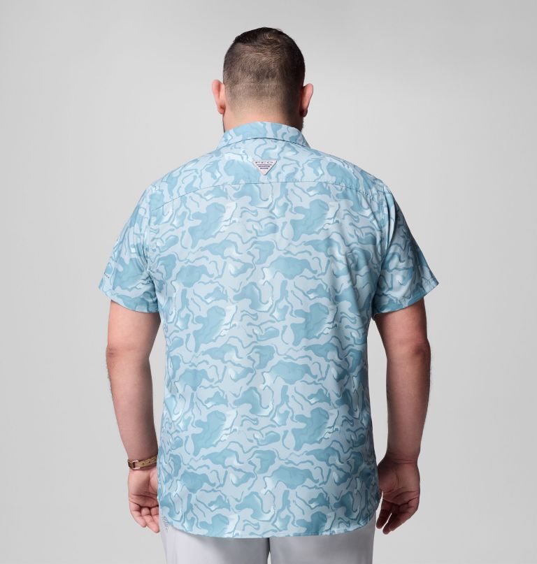 men pfg uncharted printed short sleeve shirt - big