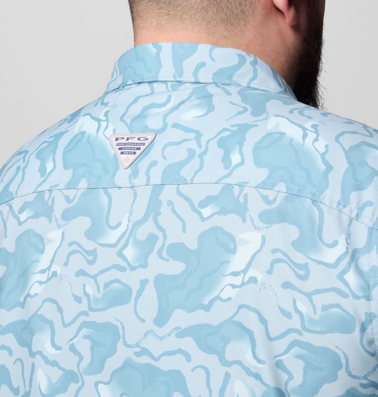 men pfg uncharted printed short sleeve shirt - big