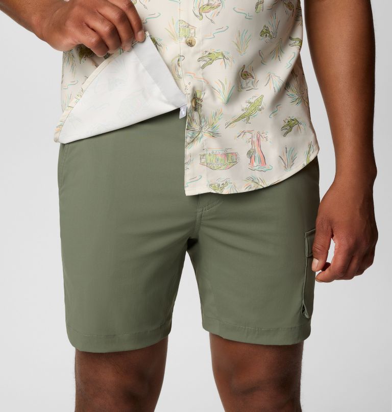 men pfg uncharted printed short sleeve shirt - tall