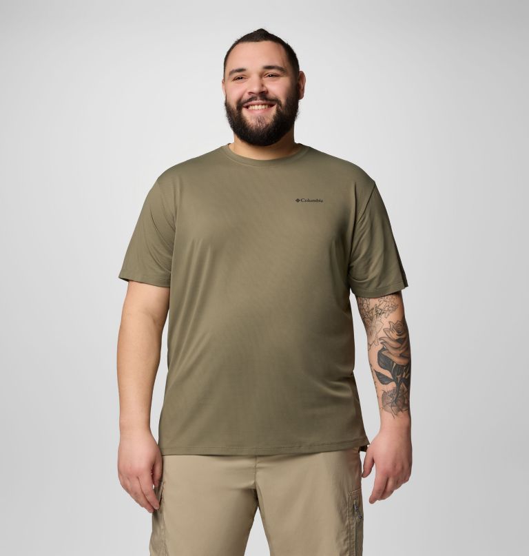 men tech trail utility short sleeve crew - big