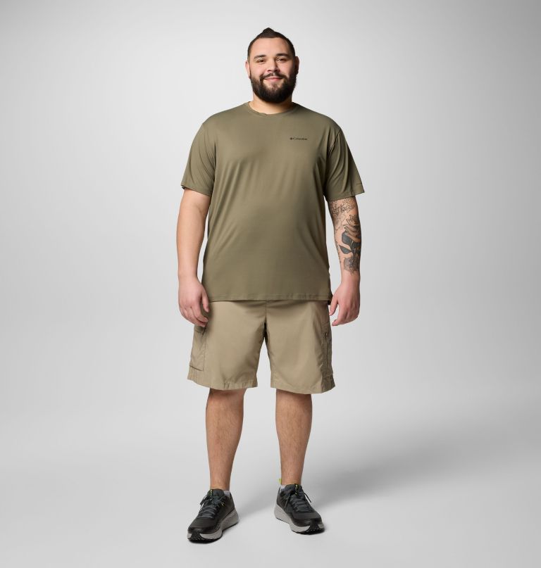 men tech trail utility short sleeve crew - big