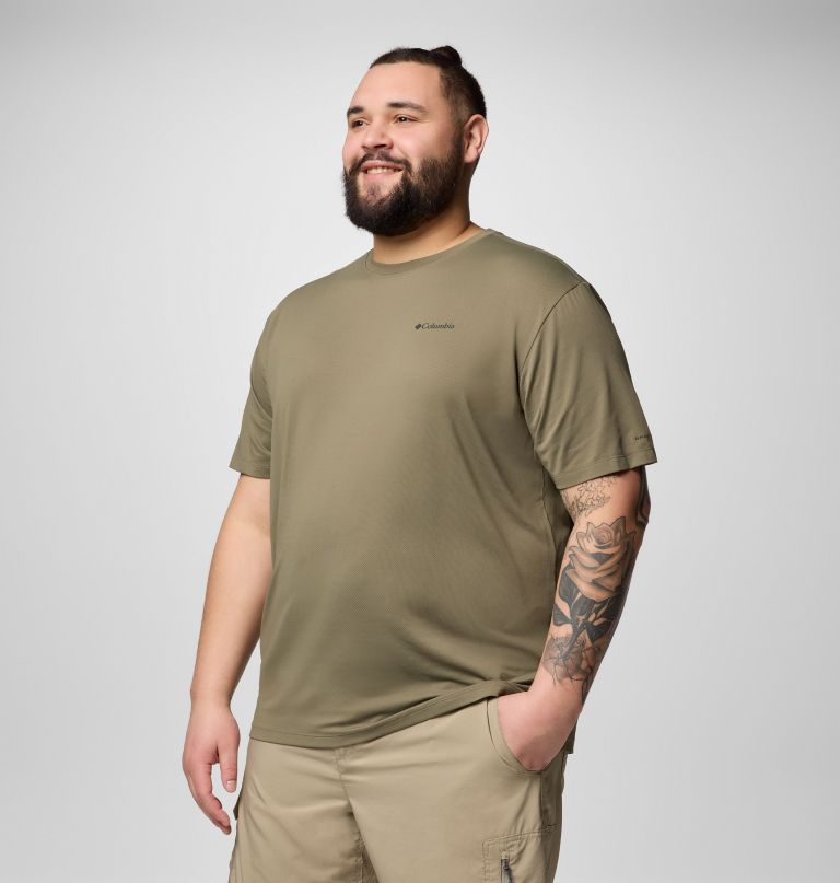 men tech trail utility short sleeve crew - big