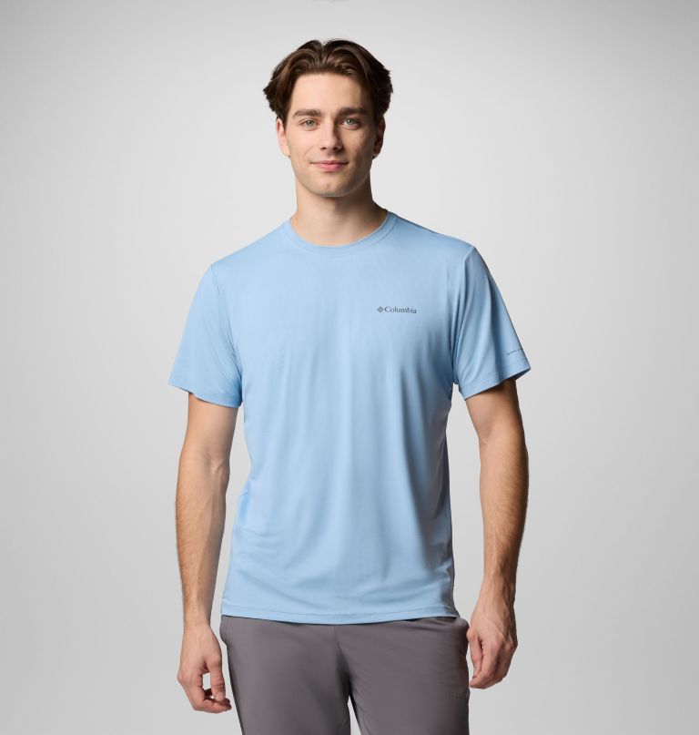men tech trail utility short sleeve crew - tall