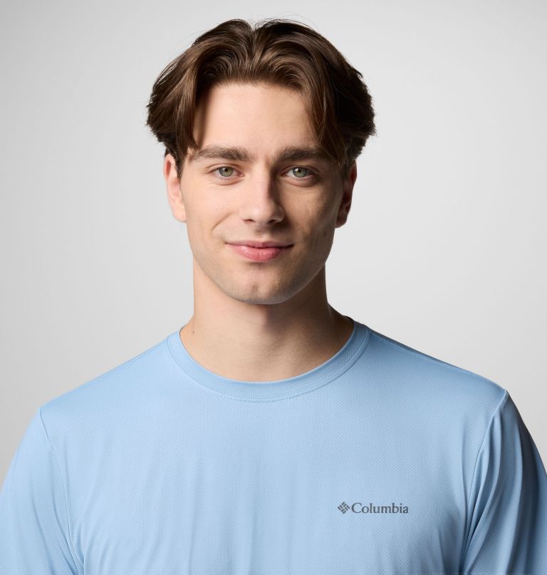 men tech trail utility short sleeve crew - tall