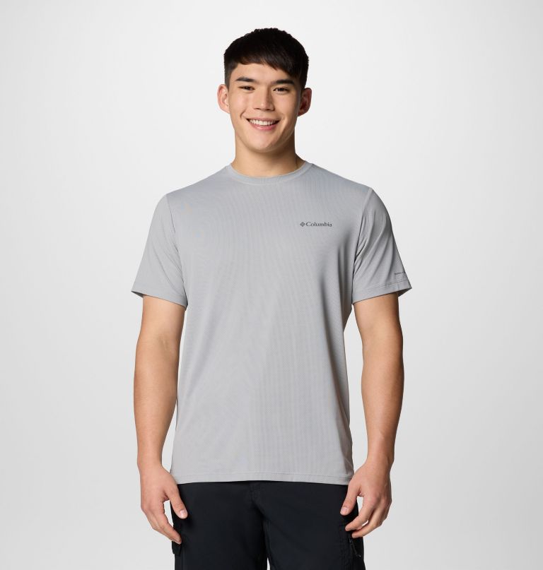 men tech trail utility short sleeve crew - tall